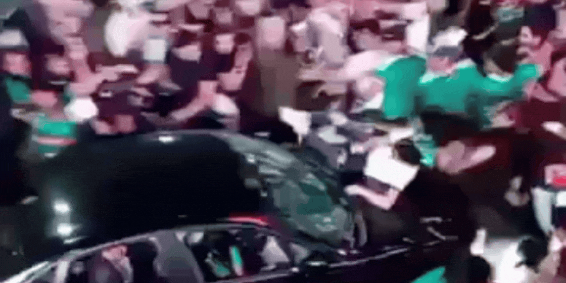 Un conductor atropelló a varias personas en México