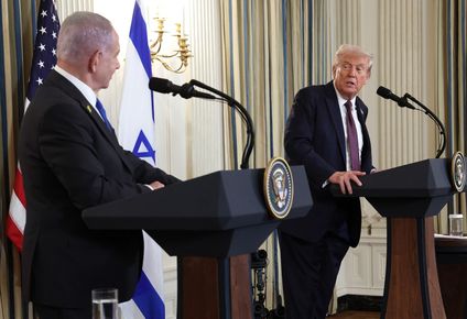 El presidente de Estados Donald Trump Unidos se reunió con Netanyahu en la Casa Blanca