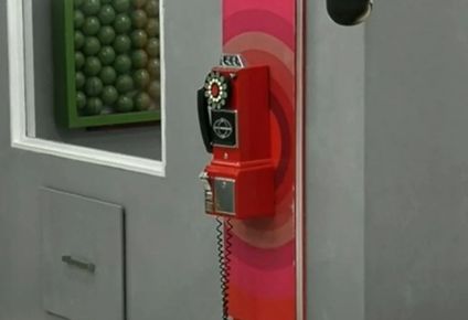 Teléfono rojo GH