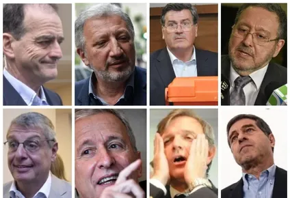 la larga lista de candidatos de la coalicion vetados o que no aceptaron