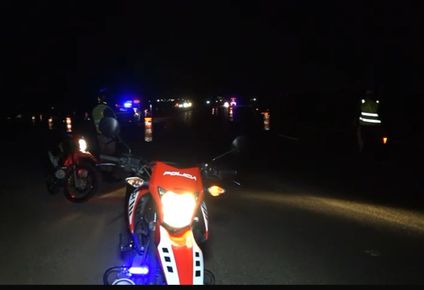 accidente fatal en san carlos: un motociclista de 42 anos murio tras chocar contra una camioneta en ruta 9