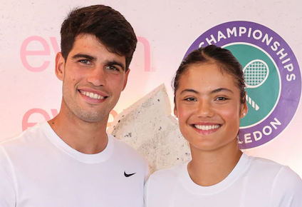 Carlos Alcaraz y Emma Raducanu.