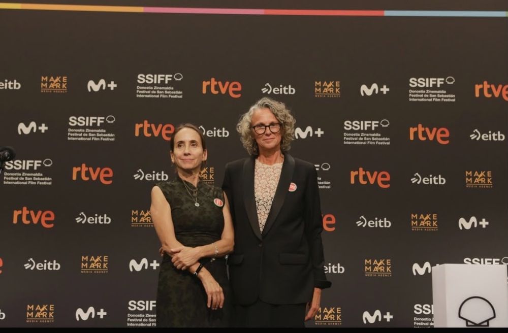 Alessandra Sanguinetti y Julia Solomonoff ganaron en la secci&oacute;n Horizontes Latinos, por &ldquo;La ilusi&oacute;n de un verano sin fin&rdquo;.&nbsp; &nbsp; &nbsp;