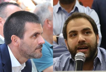 Alejandro Sciarra y Gonzalo Civila.&nbsp;