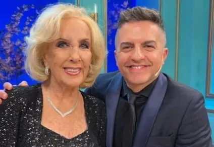 De Brito con Mirtha