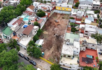 villa santa rita tendra su primera plaza: el gobierno de la ciudad comienza la construccion de un nuevo espacio verde