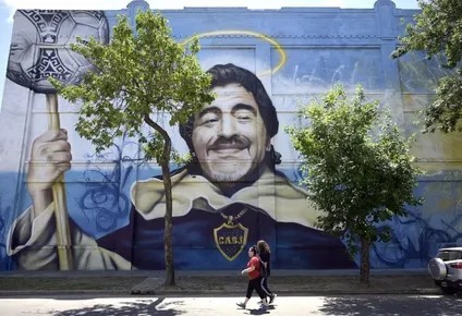 Mural de Alfredo Segatori en La Boca