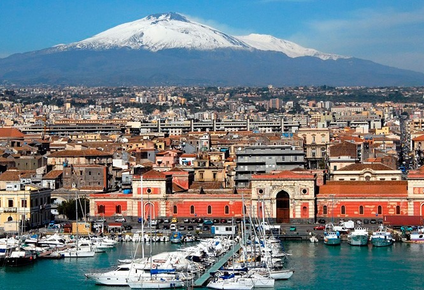 Volcán Etna, en Sicilia