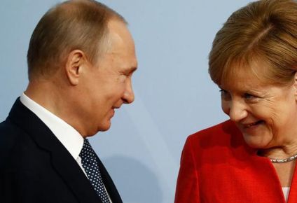 Putin y Merkel en una imagen de 2017.