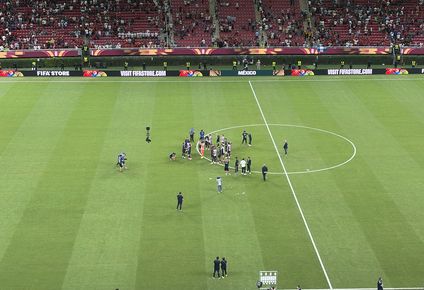 Los jugadores de la selección uruguaya tras su eliminación del Mundial 2026