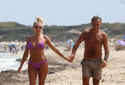 Yanina y Diego Latorre en Ibiza