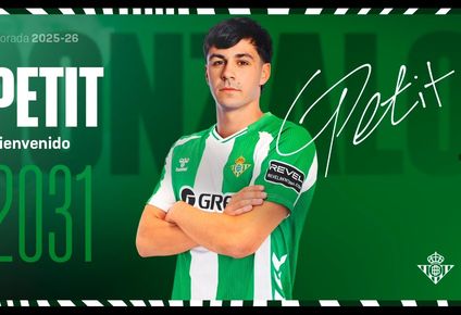 la singular presentacion de gonzalo petit, que dejo nacional para jugar en betis: una millonaria apuesta economica y deportiva de la que habla espana