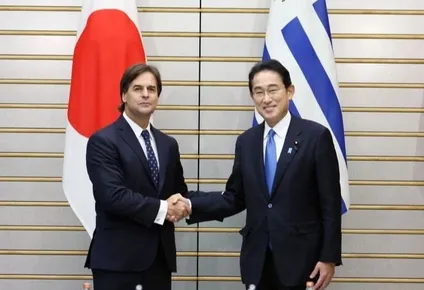 Lacalle durante su gira por Japón