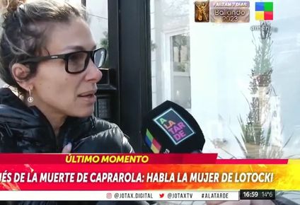 La mujer de Aníbal Lotocki se defendió de las acusaciones y habló de la muerte de Mariano Caprarola