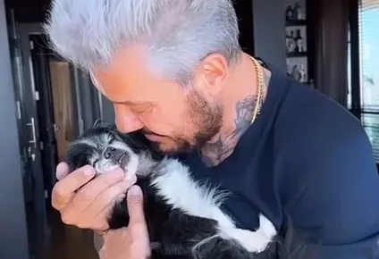 Marcelo Tinelli y su perrita Paris