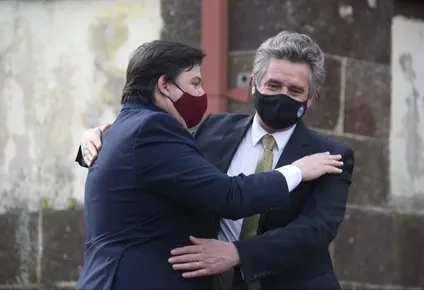 Peña y Amarilla en la asunción como autoridades del Ministerio de Ambiente