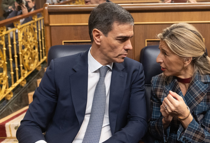 Pedro Sánchez y Yolanda Díaz