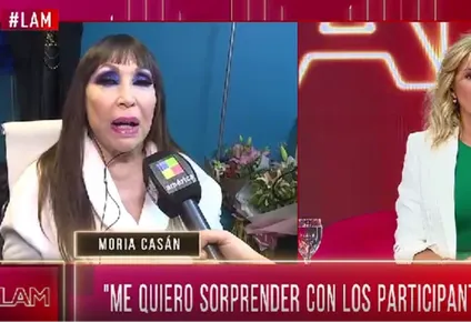 Moria Casán antes del estreno del Bailando 2023