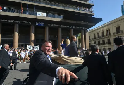 Alejandro Astesiano durante la asunción del 1 de marzo de 2020. Archivo