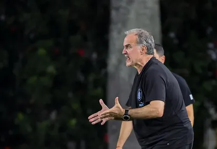 Bielsa en la selección uruguaya