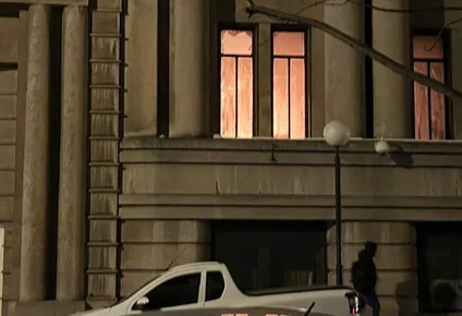 Se incendió la ex Jefatura de Montevideo