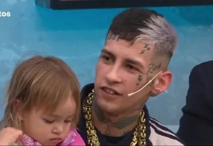 El cantante participó del programa junto a su hija Jamaica