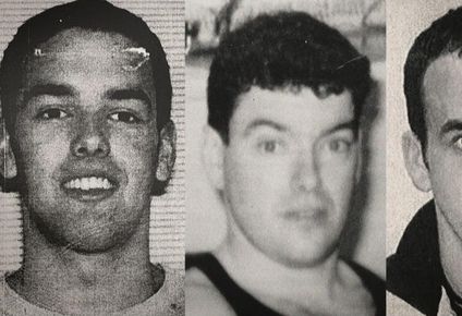 (De izquierda a derecha) Daniel Kinahan, Christopher Kinahan padre y Christopher Kinahan hijo