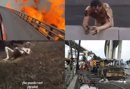 Explosión de un camión de gas en México