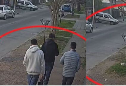 video | crimen en villa luzuriaga: el momento en el que los delincuentes asesinan a una mujer adelante de su hijo de 15 anos