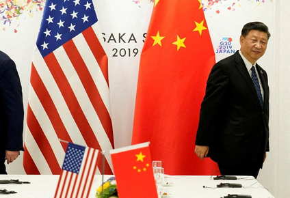 El presidente de Estados Unidos, Donald Trump y el primer mandatario chino, Ji Xinping.