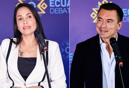Luisa González y Daniel Noboa reeditan la batalla electoral de 2023.