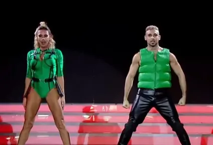 Mónica Farro en el Bailando