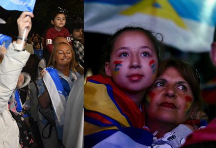 las imagenes que dejo la primera vuelta de las elecciones 2024