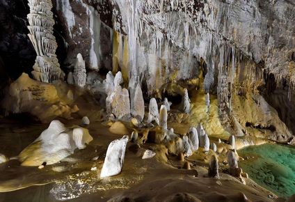La cueva de Lechuguilla es una de las cuevas de piedra caliza más largas y profundas del mundo.