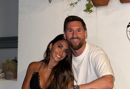 Lionel Messi y Antonella Roccuzzo