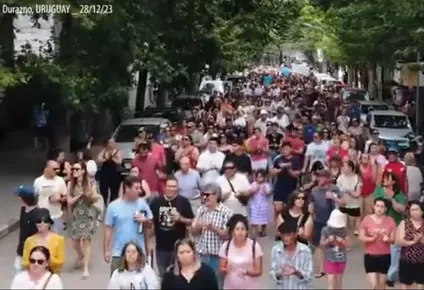 Marcha en Durazno