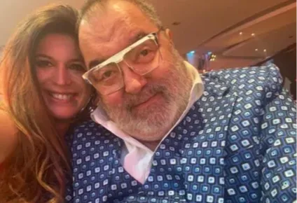 Lanata y su esposa Elba