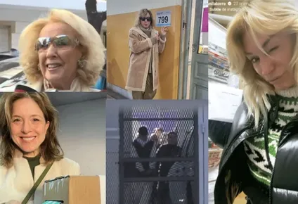 Famosos votando