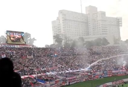 El momento en que partió la bengala