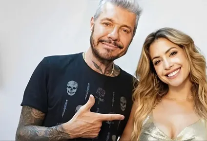 Milett Figueroa y Marcelo Tinelli.