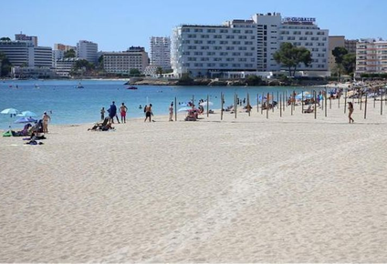 Las playas de Mallorca, con pocos turistas.