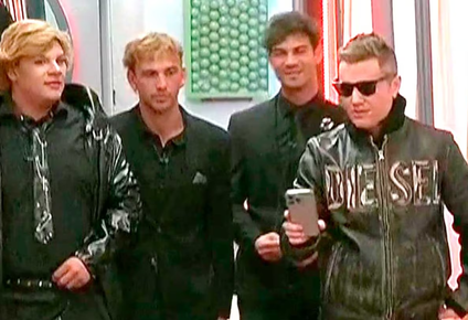 Jugadores de Gran Hermano y Santiago del Moro