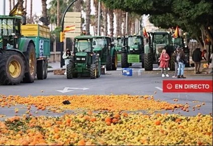Tractorada en Sevilla