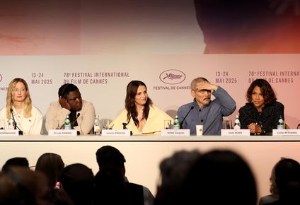El jurado de&nbsp; la 78 edición del Festival de Cannes en conferencia de prensa. EFE