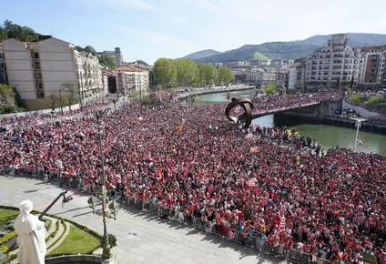 Locura en Bilbao.