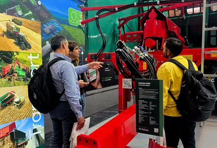 Fabricantes de maquinaria e implementos agrícolas uruguayos en Agritechinca 2025.