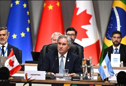 El canciller Pablo Quirno fue el representante argentino en el G20.&nbsp;