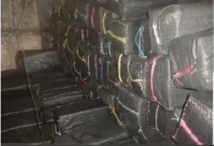Siete narcodelincuentes de origen neerlandes intentaron recuperar un cargamento de 10 toneladas de cocaína