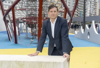 El candidato del PSdeG a la Presidencia de la Xunta, José Ramón Gómez Besteiro.