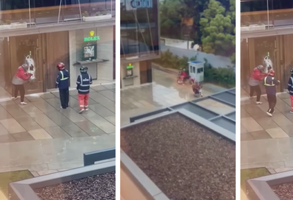 delincuentes intentaron robar en joyeria de carrasco, la misma que habia sido asaltada hace un mes